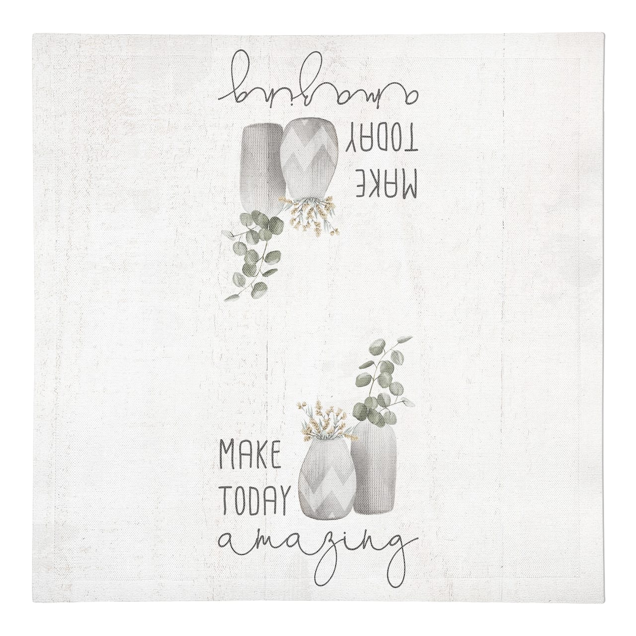 Make Today Amazing 10" x 10" Cotton Twill Napkin